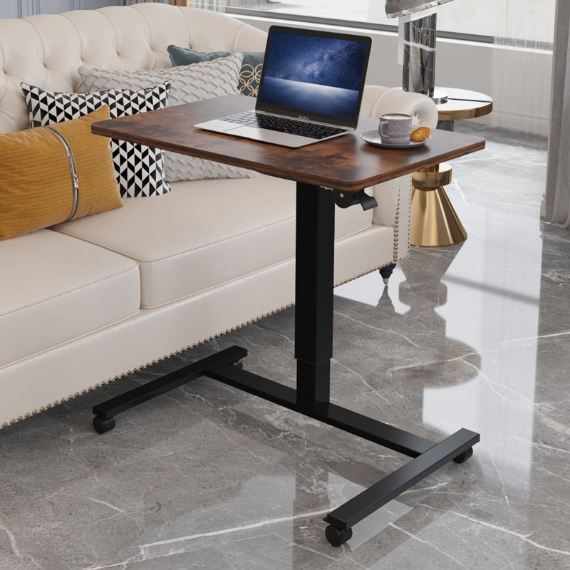 Inbox Zero Antrina Pneumatic Adjustable Height Standing Desk & Reviews